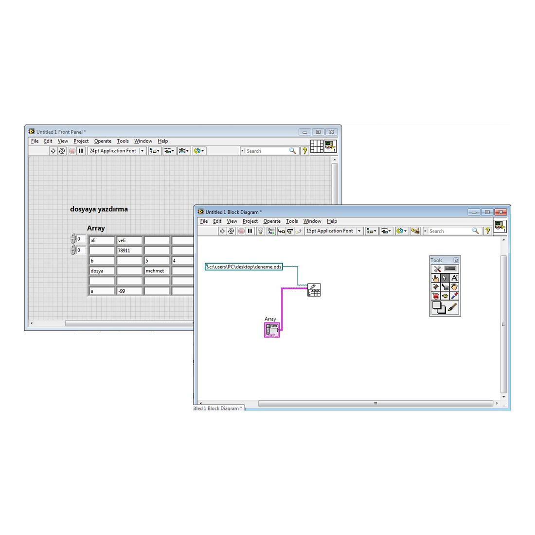 LabVIEW Writing and Reading File Data
