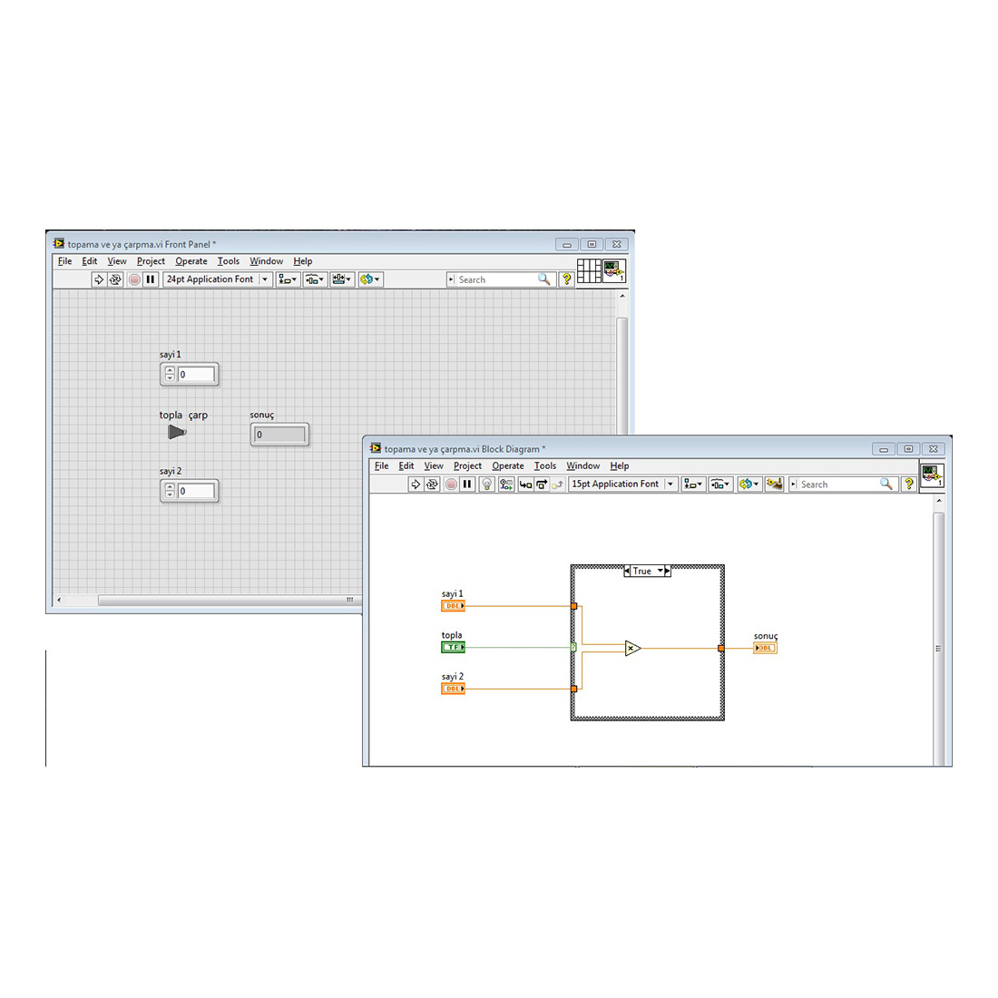 LabVIEW Elective Add and Multiply    
